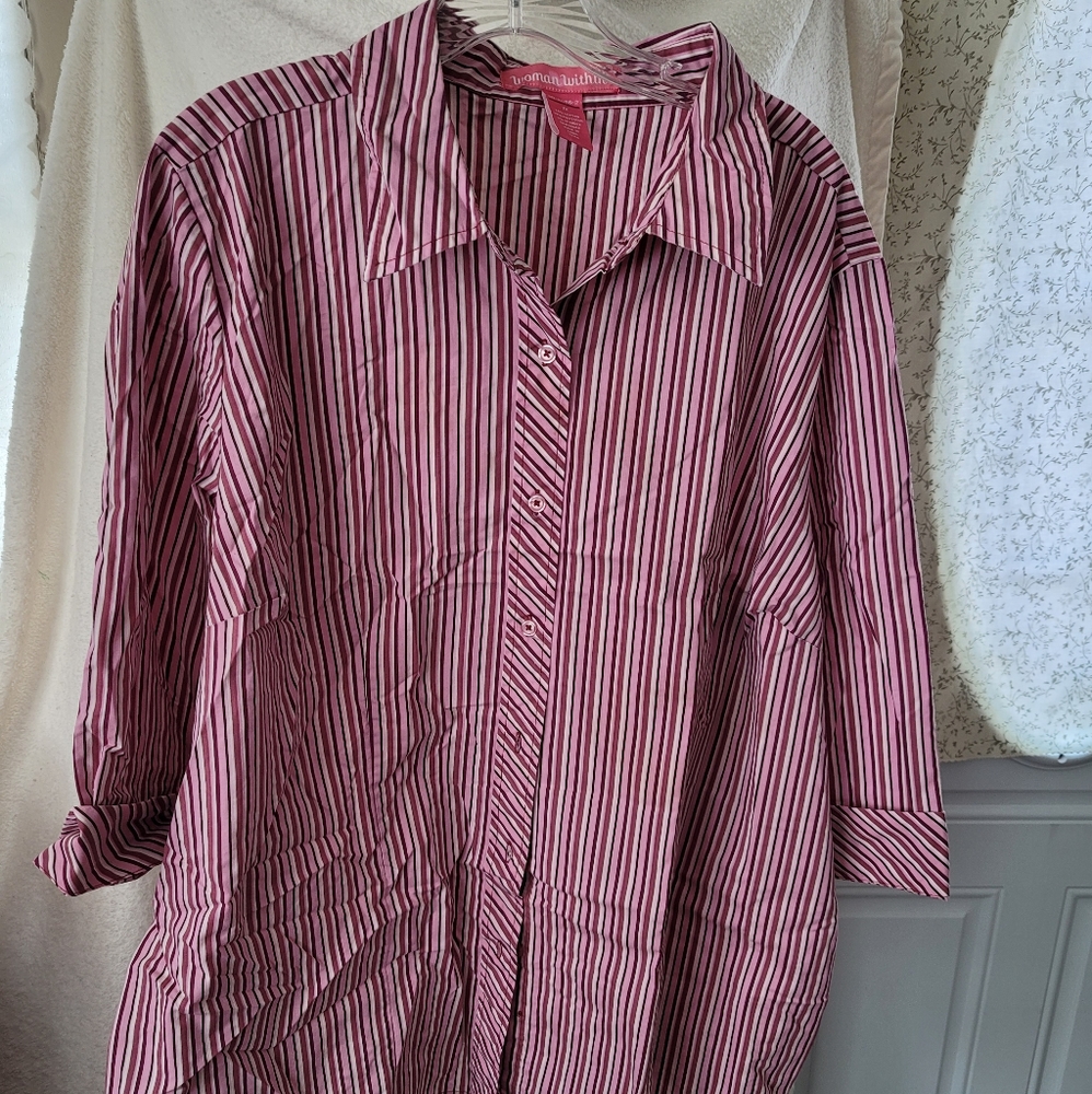 (900)Woman Within, Size 1X, Shirt, Top, Blouse,